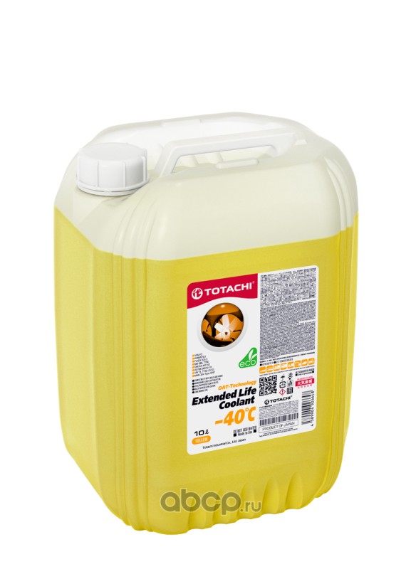 антифриз ELC Yellow -40C Желтый 10л.